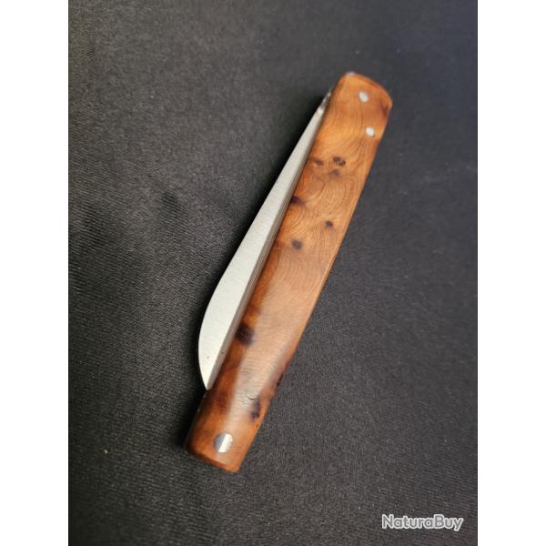 Canif d'exception en loupe d'orme