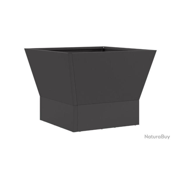Brasero Braise Noir 60 x 60 x 35 cm Acier transportable pratique ext�rieur