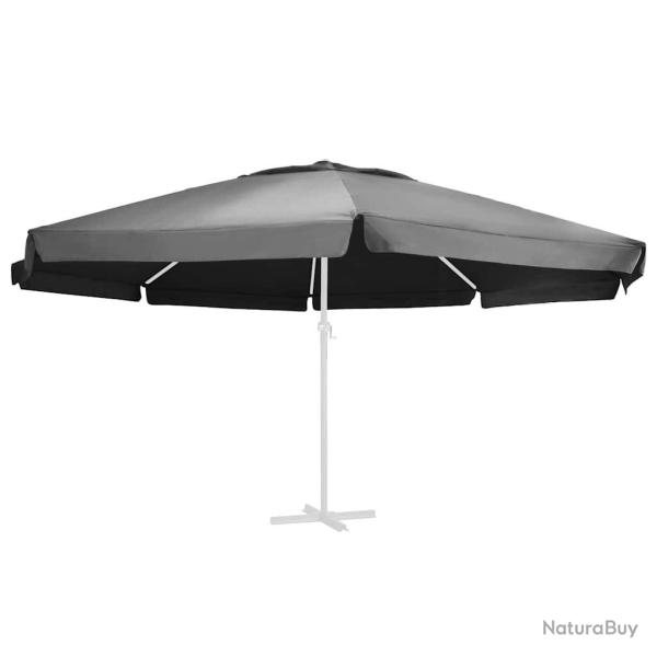 Tissu de remplacement pour parasol d'ext�rieur Anthracite 610cm