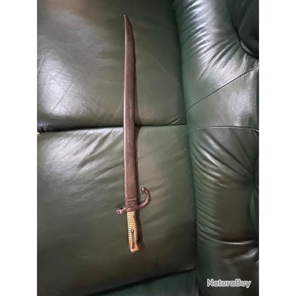 Ba�onnette Fran�aise model 1866 Chassepot .