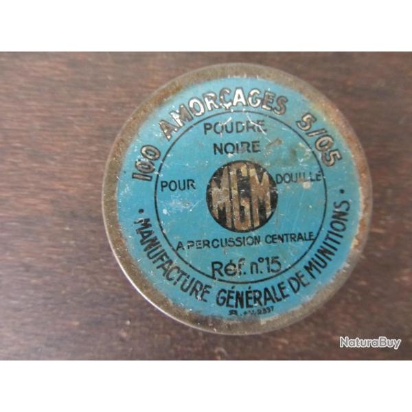 Ancienne boite vide MGM 100 amor�ages R�f N�15