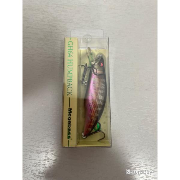 !! Ope -45%!! LEURRE MEGABASS GH64 HUMPBACK COL AL AUTUMN HALATION