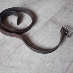 Ceinture, ceinturon militaire arm&eacute;e suisse pour porte fourreau ba&iuml;onnette Rubin ou pistolet 107 cm