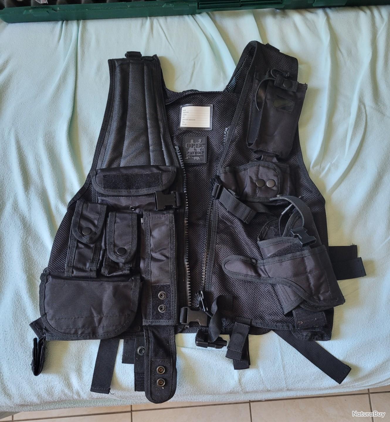 Gilet tactique GK, gilet tactique patrol, ares, securité, chasubles