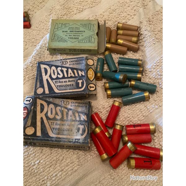 Cartouches anciennes cal 12