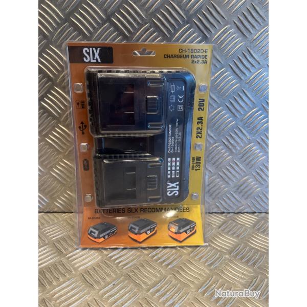 Silex slx chargeur double batterie rapide 20V lithium ch-1802d-e neuf