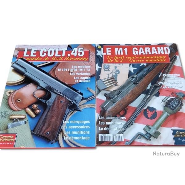 Le Colt 45 et le M1 Garand