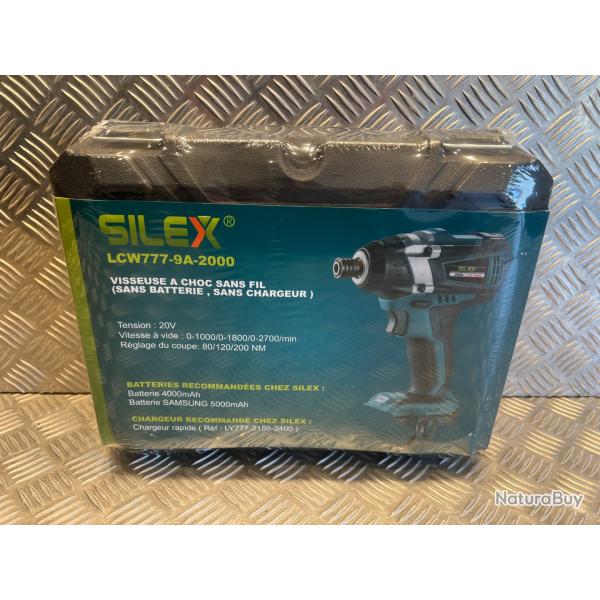 Silex visseuse a choc sans fil pour batterie au Lithium 20v lcr777-9a-2000 neuf