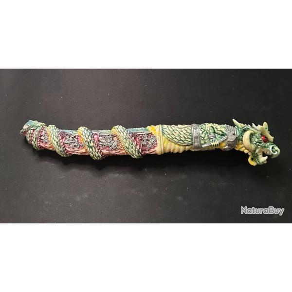 Dague DRAGON MEDIEVAL / FANTASTIQUE Pommeau grossier