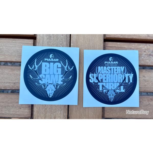Lot de 2 autocollants PULSAR