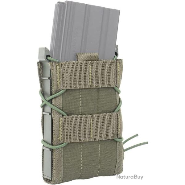 Porte-chargeur pour chargeurs AR15, AK47, FAL, M14, etc - vert - LIVRAISON GRATUITE