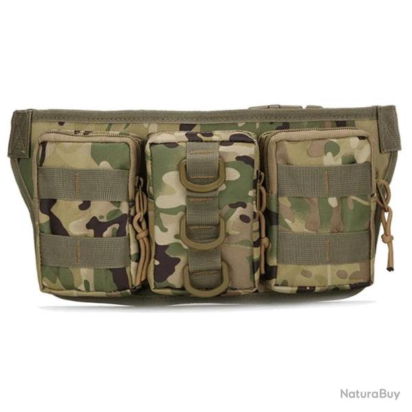 Ceinture de chasse multipoches camouflage - camo cp - LIVRAISON GRATUITE