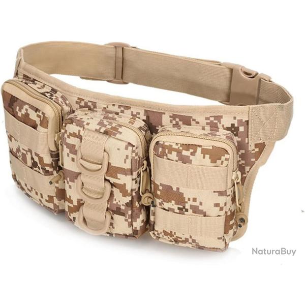 Sacoche de ball-trap multipoches camouflage - desert digital - LIVRAISON GRATUITE