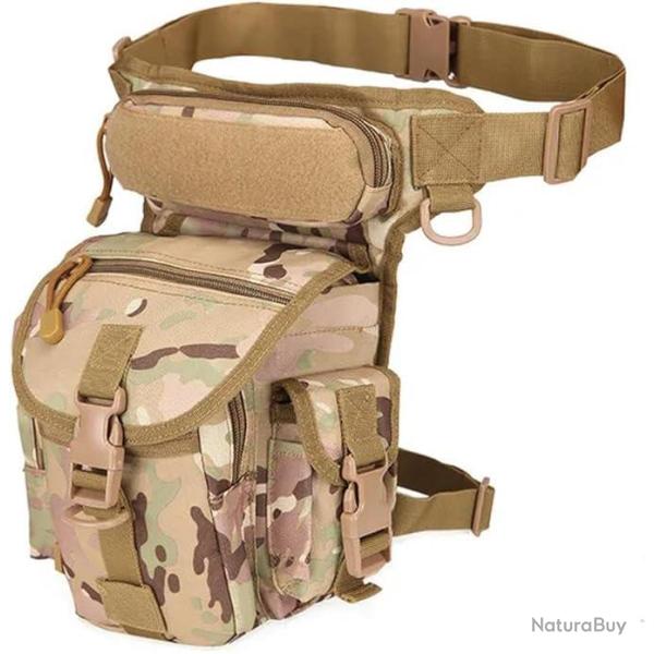 Sacoche de cuisse pour la chasse - camouflage cp - LIVRAISON GRATUITE