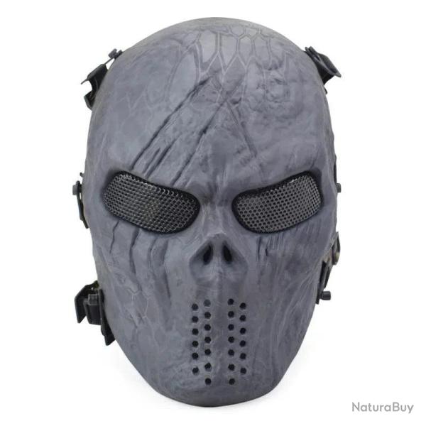 Masque int�gral Phantom Python respirant - Police Black Python