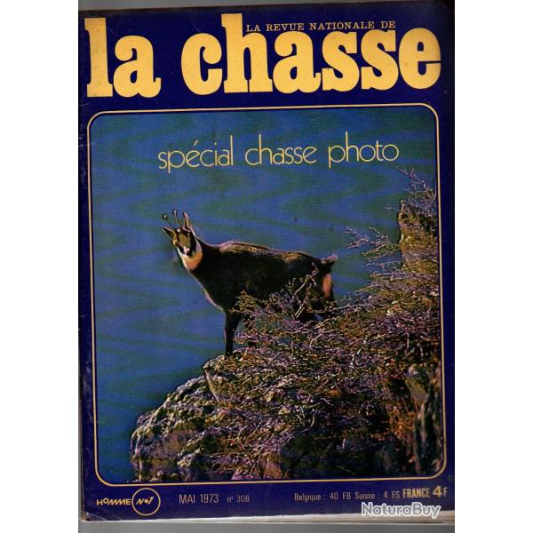 la revue nationale de la chasse 308 1973 , baie de somme, chasseurs agriculteurs,
