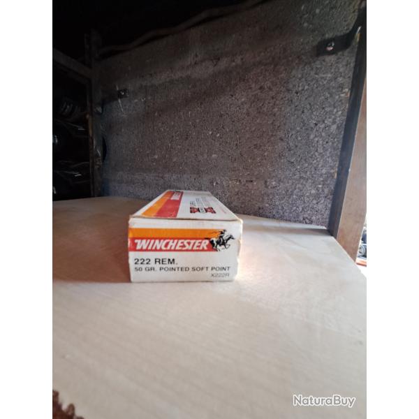 lot de balles 222 rem