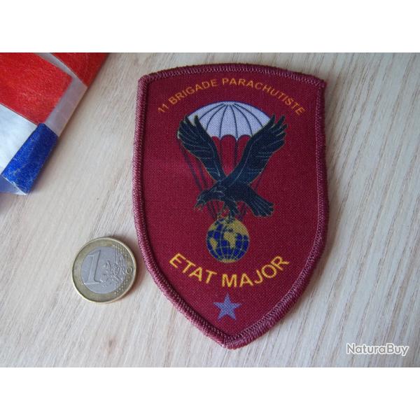 �cusson 11 �me brigade parachutiste �tat major une �toile insigne tissu