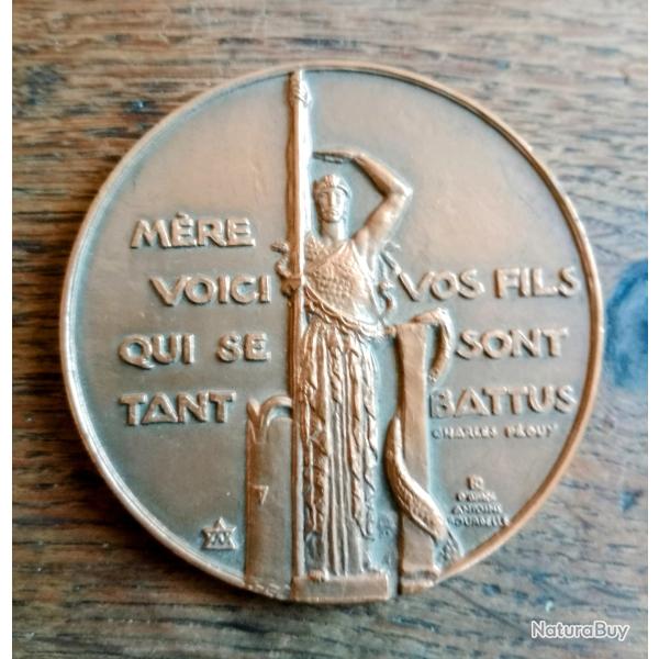M�daille en bronze Anciens Combattants et Victimes de Guerre