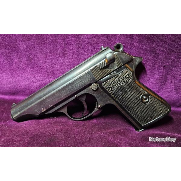 Pistolet WALTHER MOD PP, Zella-Mehlis, 1944, calibre 7,65br, Catgorie B