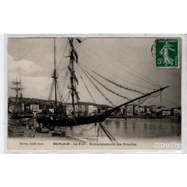 CPA - GOLF-JUAN- Le Port Embarquement des Poteries N�1345