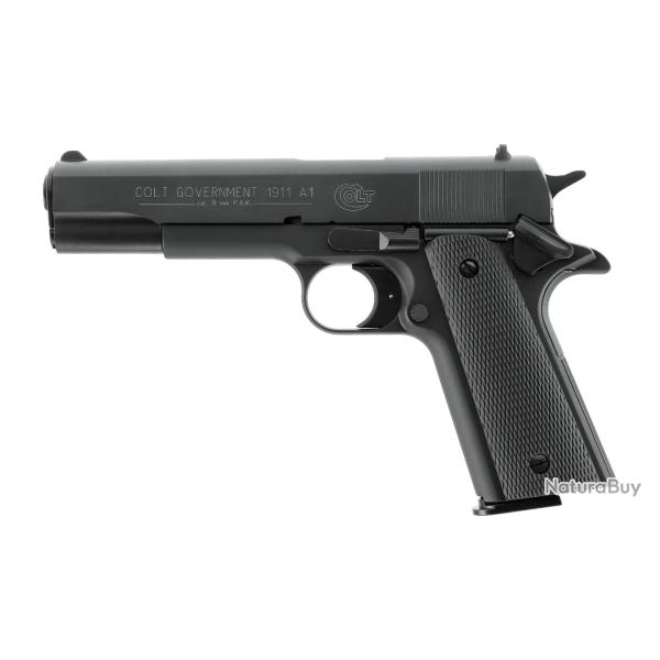 Pistolet d'alarme COLT GOVERNMENT 1911 A1 CAL.9MM PAK 8CPS
