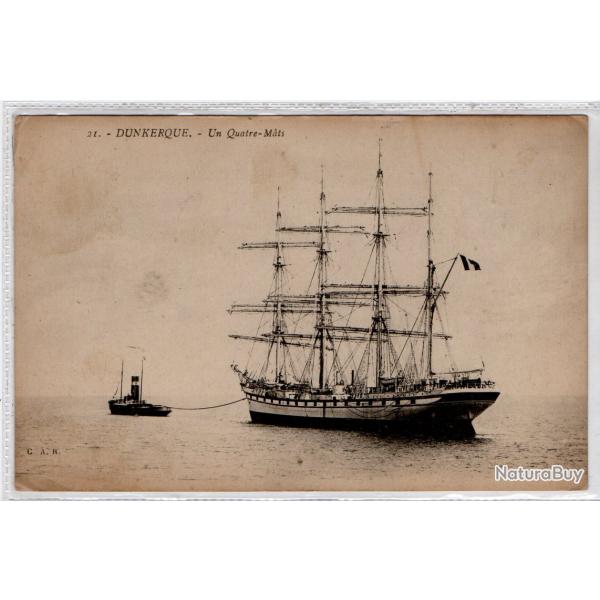 CPA - Marine -DUNKERQUE - Un Quatre-Mats N�1356
