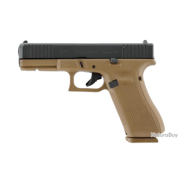 Pistolet d'alarme Lock Perfection GLOCK 17 GEN5-COYOTE CAL.9MM PAK 17CPS