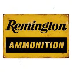 Plaque d&eacute;corative m&eacute;tal Remington Ammunition
