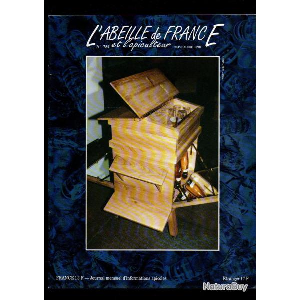 l'abeille de france et l'apiculteur lot de 11 revues de 1990, 745, � 752,  753, 754, 755