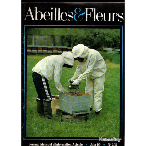 abeilles et fleurs lot de 9 revues 1990