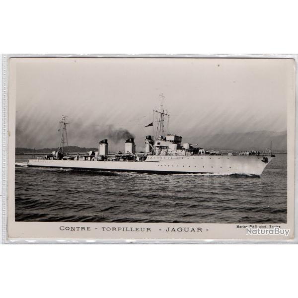 CPA - Marine de Guerre - CONTRE - TORPILLEUR  " JAGUAR " N�1371