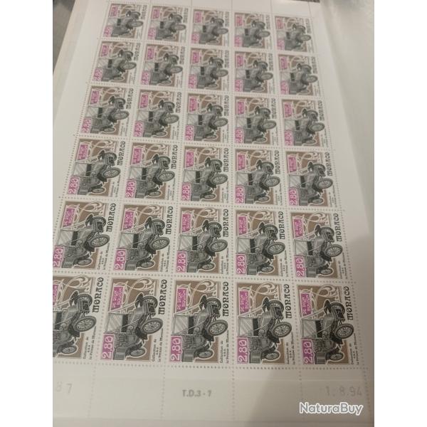 Serie monaco  ascat, upu 1942  1944,3 feuilles, Voir scans