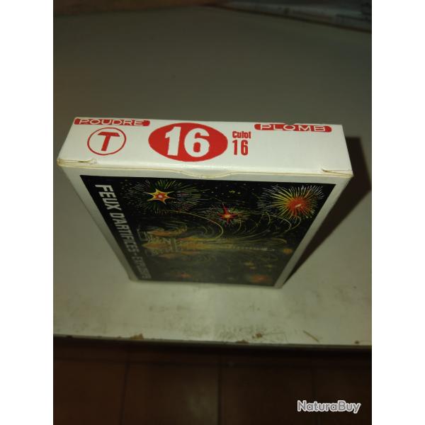 collector  boite cartouche ancienne calibre 16  paulrussier  st  etienne  plomb  n06