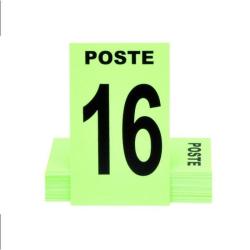 Jeu de 24 Cartes de poste Januel + 3 neutres - Vert / Standard