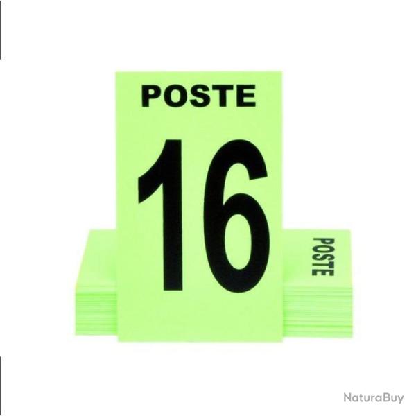 Jeu de 24 Cartes de poste Januel + 3 neutres - Vert / Standard