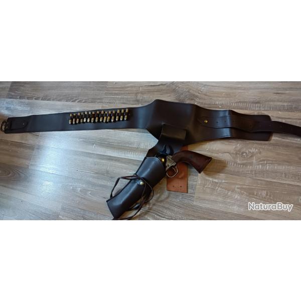 Ceinturon Holster Western Simili-cuir