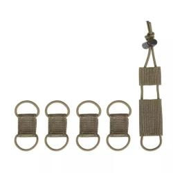 Set d'attaches &eacute;lastiques MOLLE Olive Drab (331)