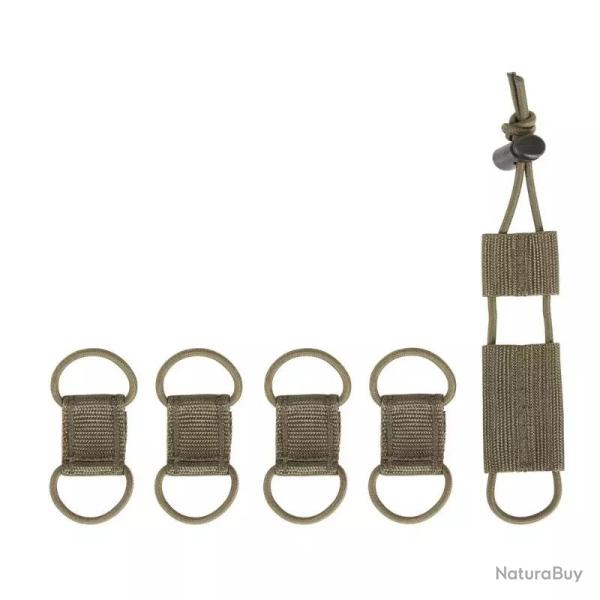 Set d'attaches �lastiques MOLLE Olive Drab (331)