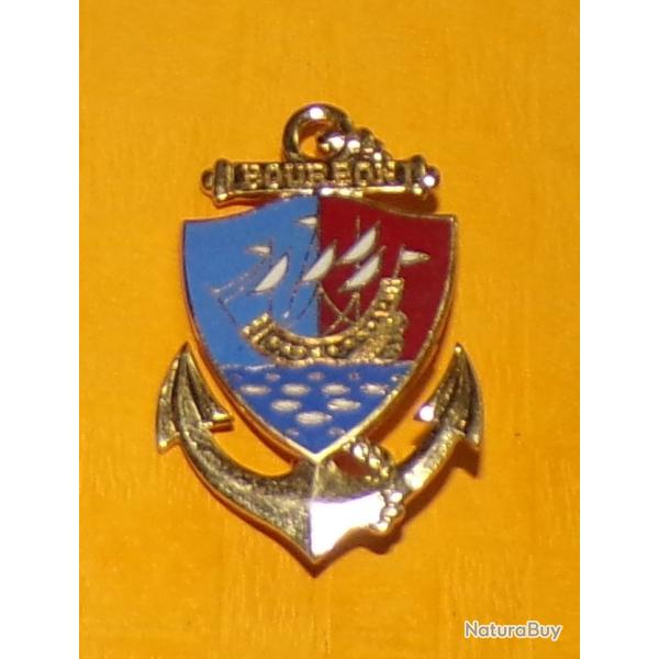 15� Bataillon d'Infanterie de Marine, Bourbon, pastille ajour�e, plat  , FABRICANT SANS  ,  HOMOLOGA