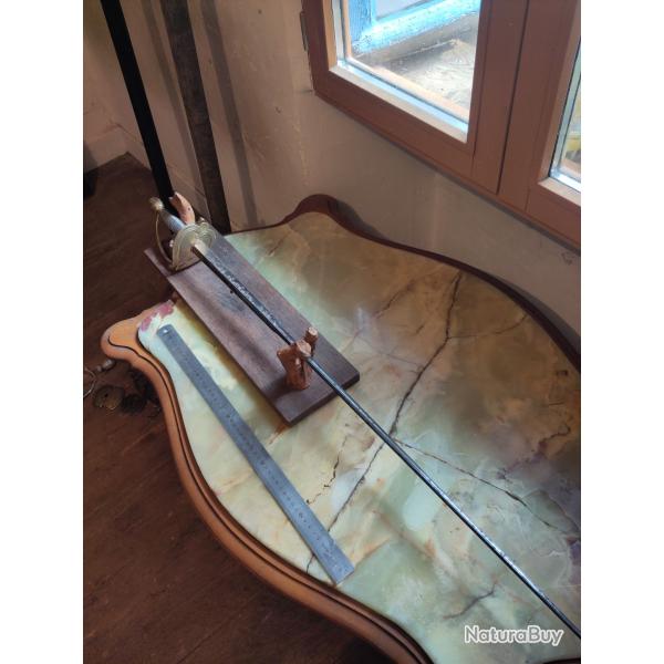 pe rvolutionnaire colichemarde bleuie dore