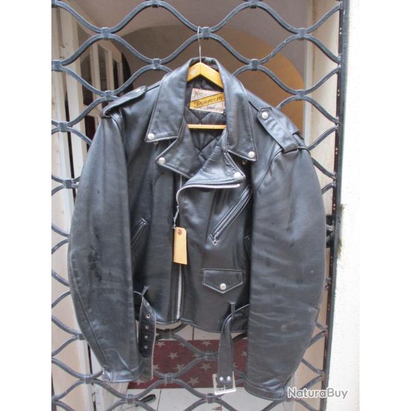 rare blouson cuir  perfecto d'origine schott us authentique