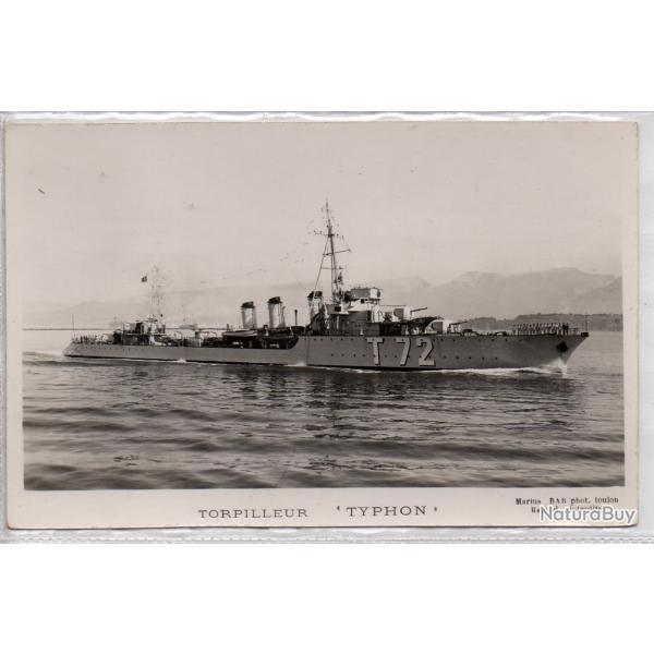CPA - Marine de Guerre -TORPILLEUR  " TYPHON " N�1384