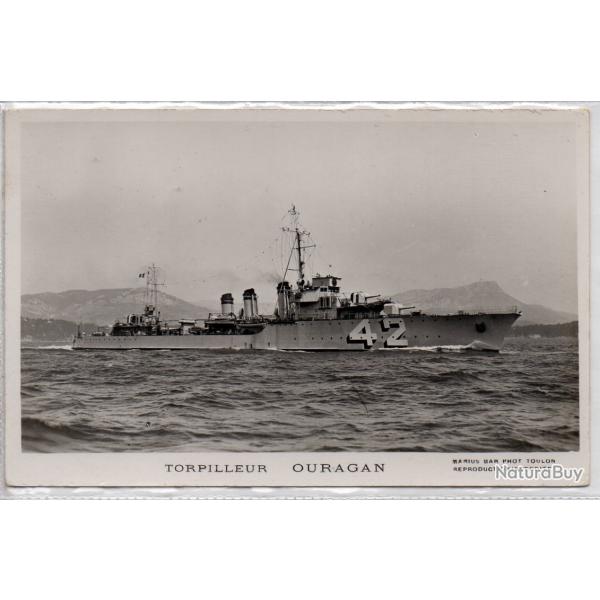 CPA - Marine de Guerre -TORPILLEUR  " OURAGAN " N�1389