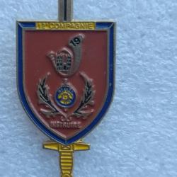 PINS 19 REGIMENT DE CHASSEUR 12eme COMPAGNIE D'INSTRUCTION