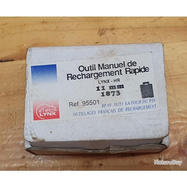 Outil  de rechargement Lynx Huard HR 11mm revolver 1873 / 1874 Bon �tat