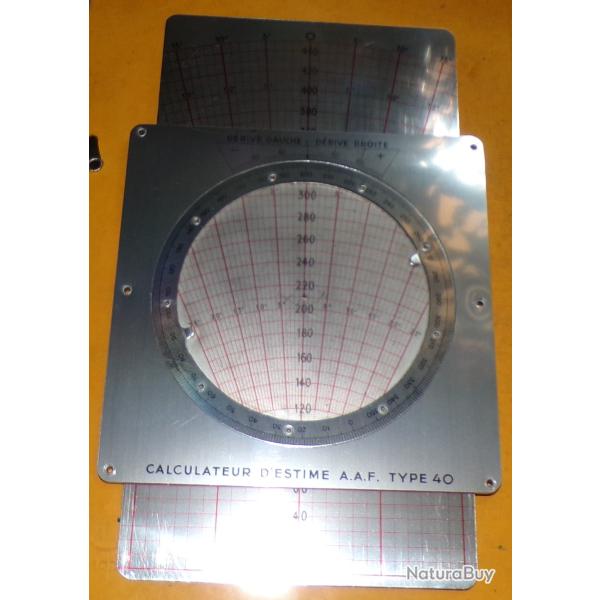 CALCULATEUR D'ESTIME A.A.F TYPE 40  , BON ETAT  VOIR PHOTOS . POUR TOUT RENSEIGNEMENT ME CONTACTER.