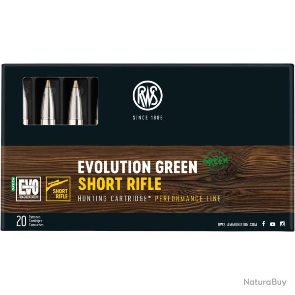 .308 Win. Short Rifle Evolution Green 9,0g/139grs. (Calibre: .308 Win.)
