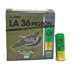 Cartouches JOCKER LA 36 PIGEON calibre 12 70 36g BJ x25