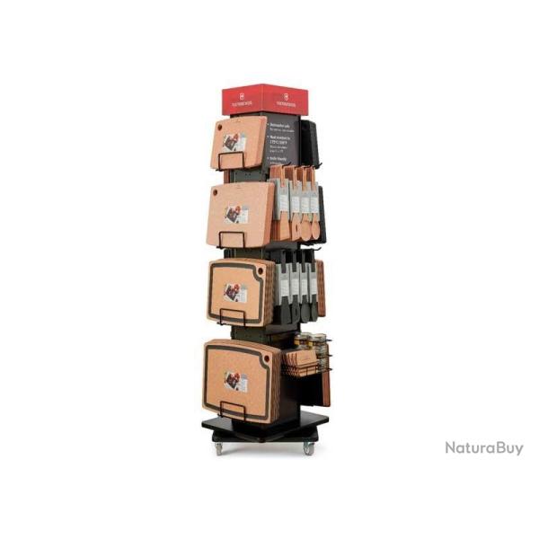 Presentoir tournant 114 emplacements Victorinox pour planches a decouper et ustansiles